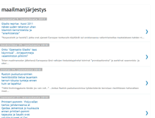Tablet Screenshot of maailmanjarjestys.blogspot.com