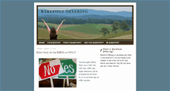 Desktop Screenshot of barefootoffering.blogspot.com