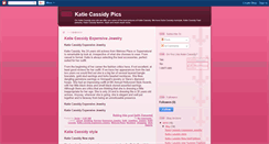 Desktop Screenshot of katie-cassidy-pics.blogspot.com