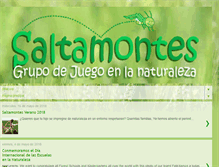 Tablet Screenshot of grupojuegonaturalezasaltamontes.blogspot.com