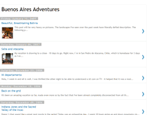 Tablet Screenshot of buenosairesadventures.blogspot.com