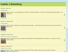 Tablet Screenshot of bastelblog-krabbe.blogspot.com