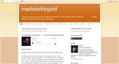 Desktop Screenshot of marketsforgold.blogspot.com