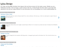 Tablet Screenshot of lyloudesign.blogspot.com