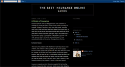 Desktop Screenshot of insuranceonlineguru.blogspot.com