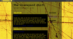 Desktop Screenshot of graveshift.blogspot.com