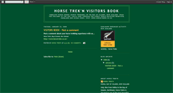 Desktop Screenshot of horsetreksbayofislandsnewzealand.blogspot.com