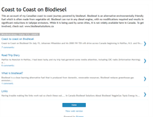 Tablet Screenshot of biodieselincanada.blogspot.com