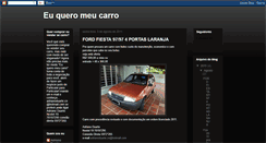 Desktop Screenshot of euqueromeucarro.blogspot.com
