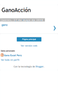 Mobile Screenshot of ganoaccion.blogspot.com