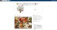 Desktop Screenshot of myrasweddinggallery.blogspot.com