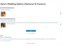 Tablet Screenshot of myrasweddinggallery.blogspot.com