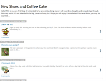 Tablet Screenshot of newshoesandcoffeecake.blogspot.com