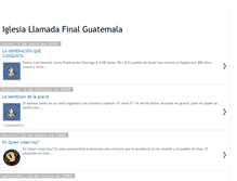 Tablet Screenshot of llamadafinalguatemala.blogspot.com