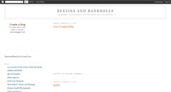 Desktop Screenshot of beeziesandbankrolls.blogspot.com