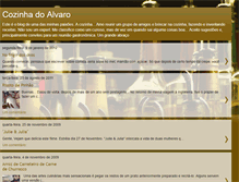 Tablet Screenshot of cozinhadoalvaro.blogspot.com