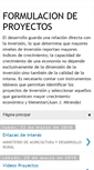 Mobile Screenshot of formulacionproyectosinversion.blogspot.com