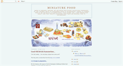 Desktop Screenshot of miniaturefoodgloriousfood.blogspot.com