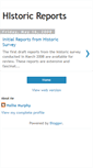 Mobile Screenshot of historicreports.blogspot.com