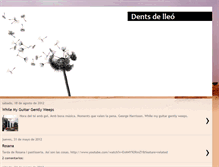 Tablet Screenshot of dientesdelleo.blogspot.com