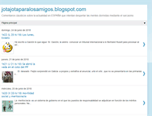 Tablet Screenshot of jotajota-jotajotaparalosamigos.blogspot.com