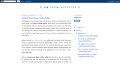 Desktop Screenshot of blackglasscoffeetable.blogspot.com