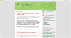 Desktop Screenshot of greenuprising.blogspot.com