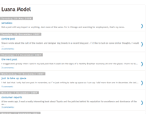 Tablet Screenshot of luanamodel.blogspot.com