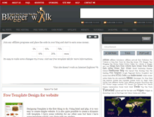 Tablet Screenshot of bloggerwalk.blogspot.com
