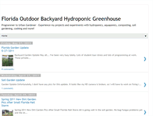 Tablet Screenshot of hydroponicoutdoorgreenhouse.blogspot.com