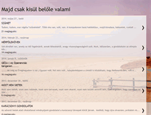 Tablet Screenshot of majdcsakkisulbelolevalami.blogspot.com