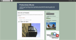 Desktop Screenshot of produccionesmiluna.blogspot.com