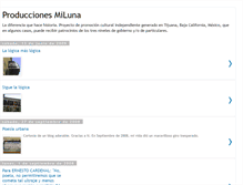 Tablet Screenshot of produccionesmiluna.blogspot.com