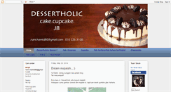 Desktop Screenshot of dessertholic.blogspot.com