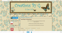 Desktop Screenshot of my-blog-creationsbyg.blogspot.com