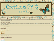 Tablet Screenshot of my-blog-creationsbyg.blogspot.com