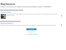 Tablet Screenshot of denunciabenidorm.blogspot.com