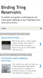 Mobile Screenshot of birdingtringreservoirs.blogspot.com