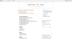 Desktop Screenshot of empireofone.blogspot.com