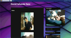 Desktop Screenshot of david-lafuente-fans.blogspot.com