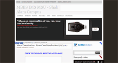 Desktop Screenshot of mbbs-mscmsu.blogspot.com