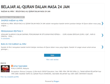 Tablet Screenshot of belajaralquranalhira.blogspot.com