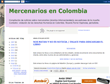 Tablet Screenshot of mercenariosencolombia.blogspot.com