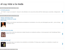Tablet Screenshot of elcuyvistealamoda.blogspot.com
