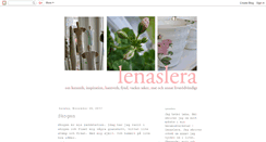 Desktop Screenshot of lenaslera.blogspot.com