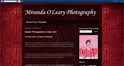 Desktop Screenshot of mirandaolearyphotography.blogspot.com