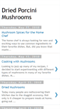Mobile Screenshot of dried-porcini-mushrooms.blogspot.com