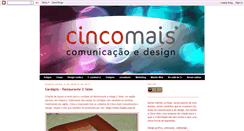 Desktop Screenshot of cincomaisdesign.blogspot.com