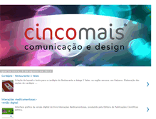 Tablet Screenshot of cincomaisdesign.blogspot.com