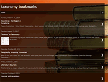 Tablet Screenshot of biodiv-bookmarks.blogspot.com